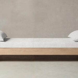 The Montauk Daybed - Performance Textured Tweed Snow