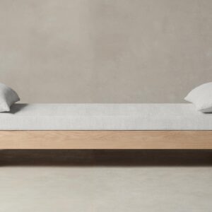montauk-daybed_performance-tweed-salt_handwaxed-oak2.0.jpg The Montauk Daybed - Performance Tweed Salt