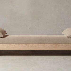 The Montauk Daybed - Performance Velvet Taupe