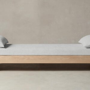 The Montauk Daybed - Performance Woven Chenille Steel