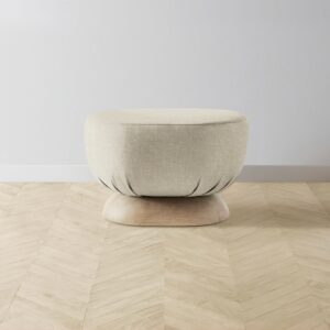 The Mott Stool - Heritage Belgian Linen Alder