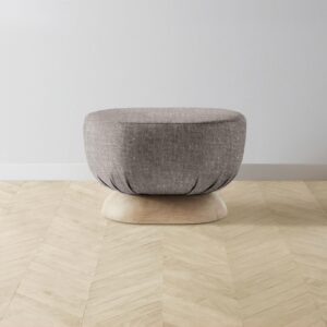 The Mott Stool - Heritage Belgian Linen Carob