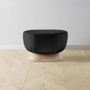 mott-ottoman_italian-boucl-storm_handwaxed-ash2.0.jpg The Mott Stool - Italian Bouclé Storm