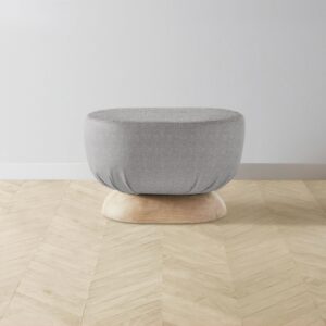 mott-ottoman_merino-heather-grey_handwaxed-ash2.0.jpg The Mott Stool - Merino Heather Grey