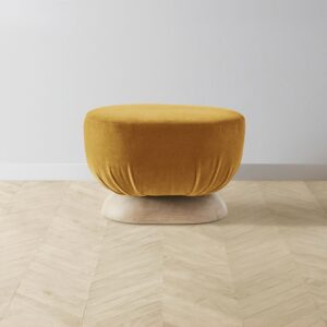 mott-ottoman_mohair-amber_handwaxed-ash2.0.jpg The Mott Stool - Mohair Amber