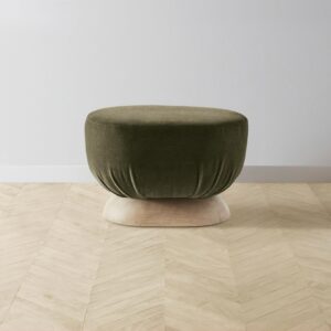 mott-ottoman_mohair-moss_handwaxed-ash2.0.jpg The Mott Stool - Mohair Moss