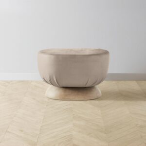 The Mott Stool - Nubuck Leather Fawn