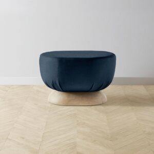 The Mott Stool - Performance Linen Weave Bay