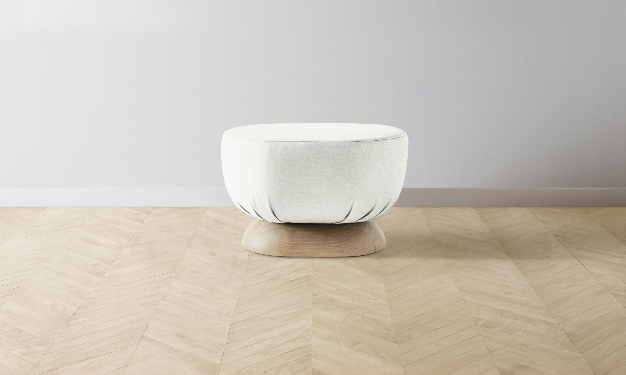 The Mott Stool - Performance Woven Chenille Lace