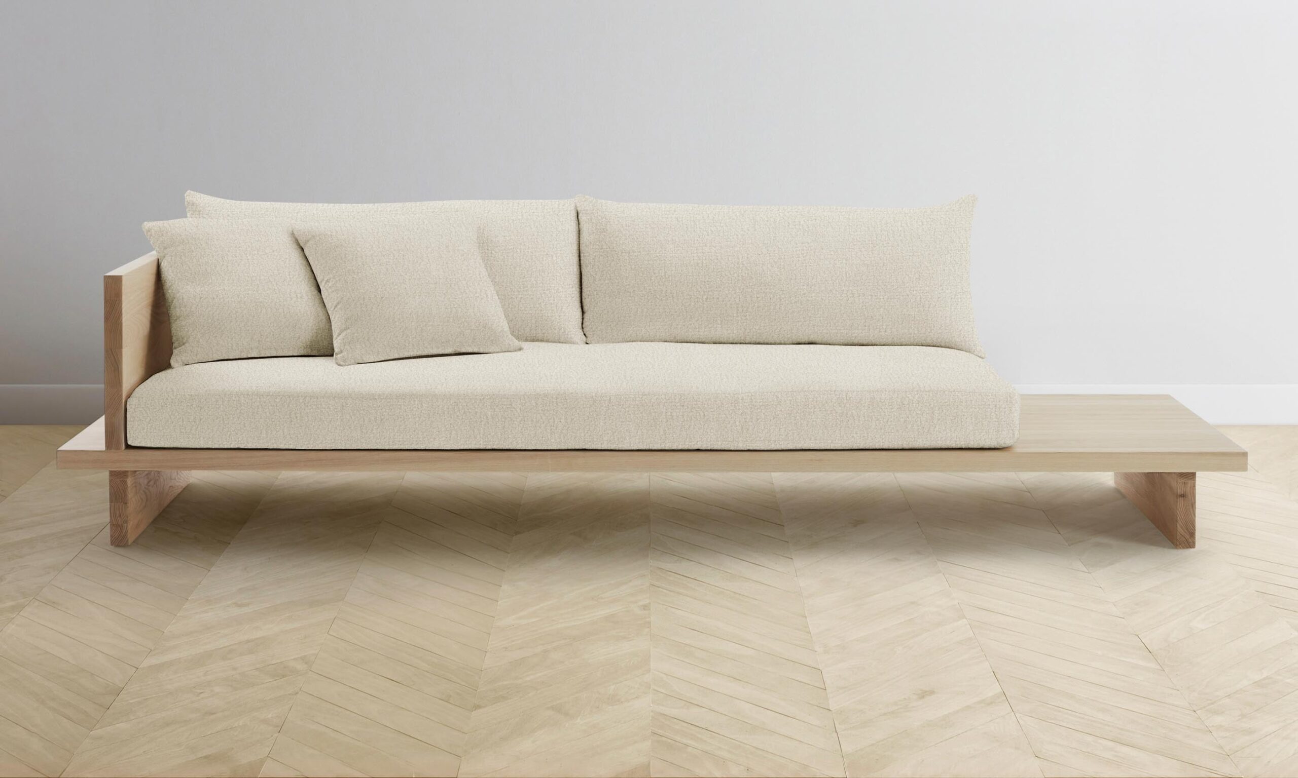 The Muir Sofa - Italian Bouclé White