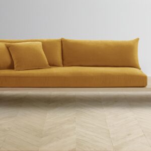 The Muir Sofa - Mohair Amber