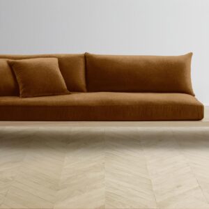 The Muir Sofa - Mohair Brown Sugar