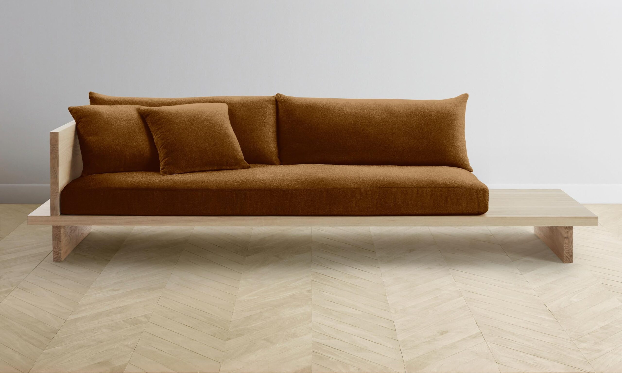 The Muir Sofa - Mohair Brown Sugar