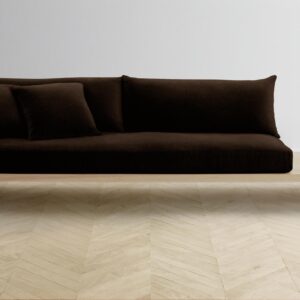 The Muir Sofa - Mohair Chocolate