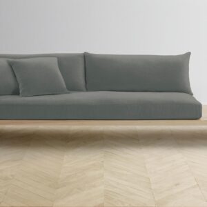 The Muir Sofa - Mohair Fog