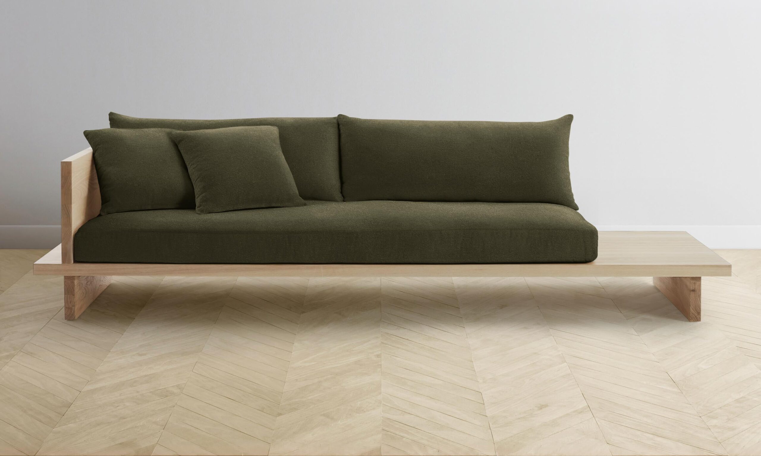 The Muir Sofa - Mohair Moss