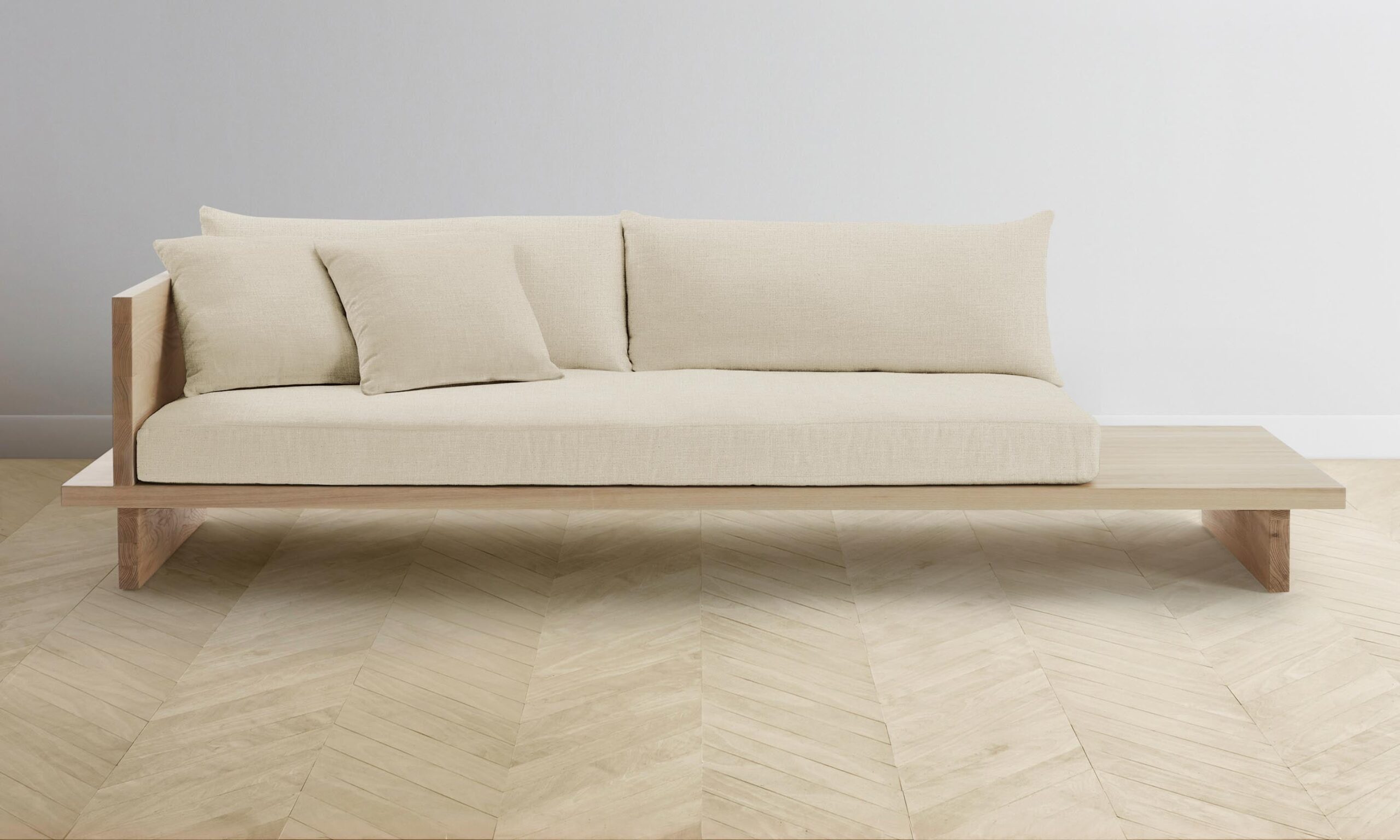 The Muir Sofa - Performance Linen Weave Prairie