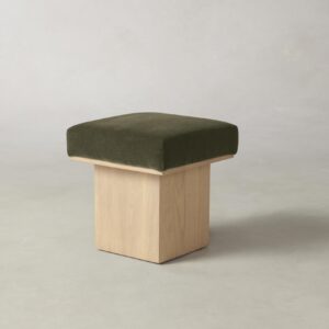 mulberry-ottoman_mohair-moss_driftwood2.0.jpg The Mulberry Ottoman - Mohair Moss