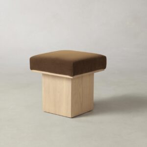 mulberry-ottoman_performance-velvet-cider_driftwood2.0.jpg The Mulberry Ottoman - Performance Velvet Cider