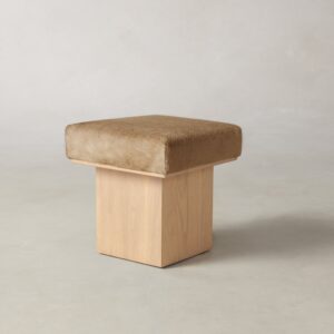 mulberry-ottoman_pony-hair-leather-russet_driftwood.jpg The Mulberry Ottoman - Pony Hair Leather Russet