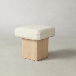mulberry-ottoman_shearling-ivory_driftwood2.0.jpg The Mulberry Ottoman - Shearling Ivory