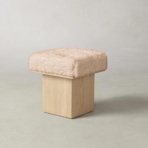 mulberry-ottoman_shearling-shea_driftwood2.0.jpg The Mulberry Ottoman - Shearling Shea