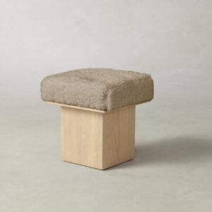 mulberry-ottoman_shearling-toffee_driftwood2.0.jpg The Mulberry Ottoman - Shearling Toffee