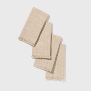 napkins_khaki_PDP_01.jpg Organic Cotton Khaki Napkins (Set of 4)