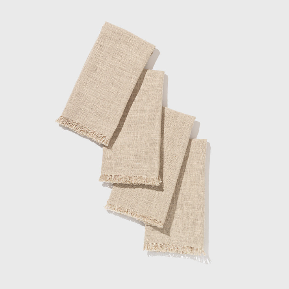 Organic Cotton Khaki Napkins (Set of 4)