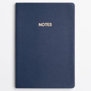 Deep Blue Lined Pocket Notebook