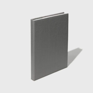 notebook_grey_unlined_8.5x11_PDP_01.jpg Grey Unlined Banana Leather Notebook (8.5" x 11")