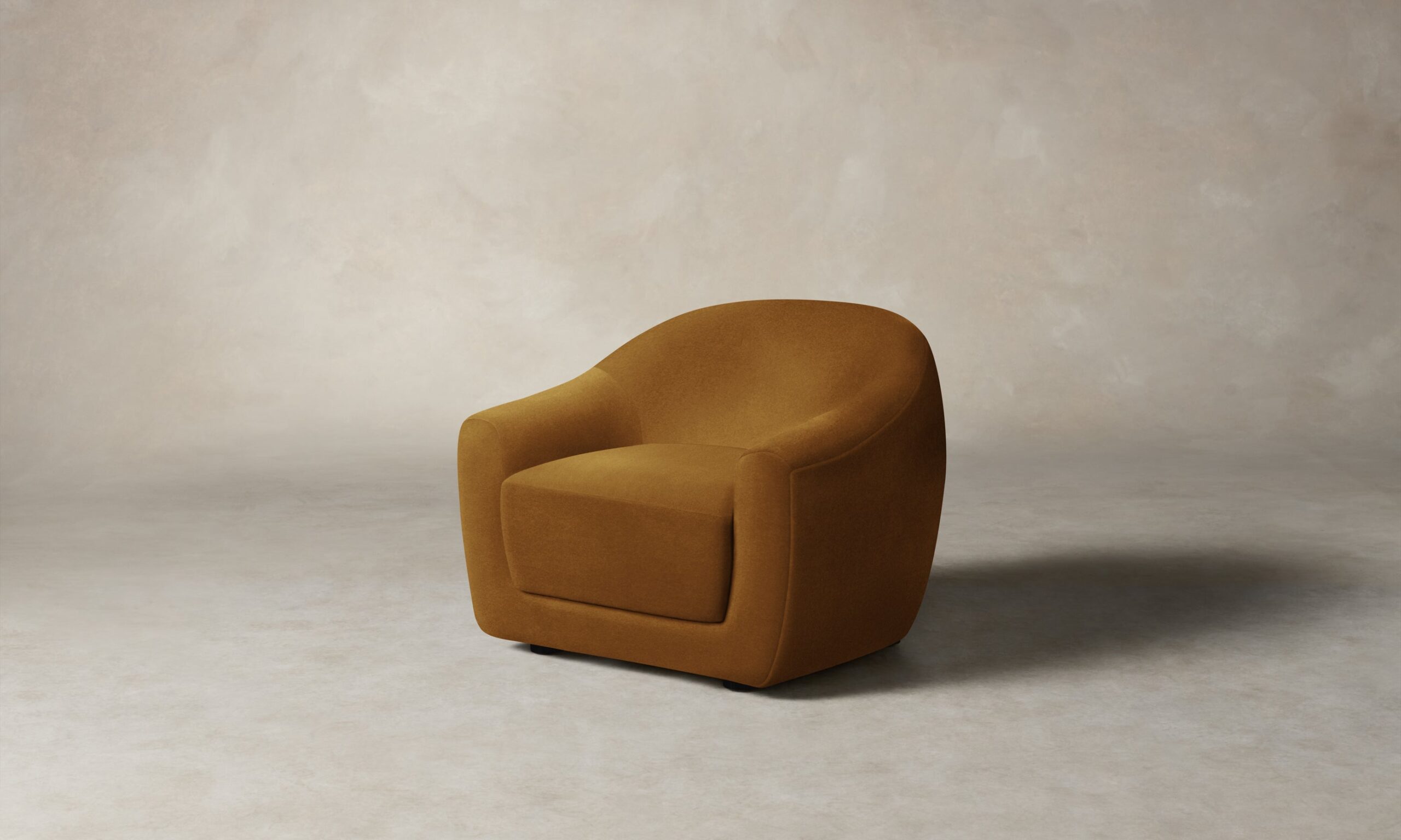 The Oliver Chair - Mohair Amber