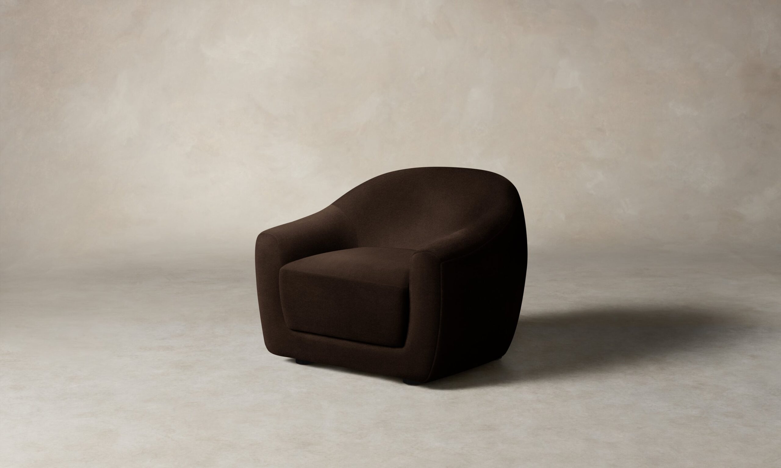 The Oliver Chair - Mohair Chocolate