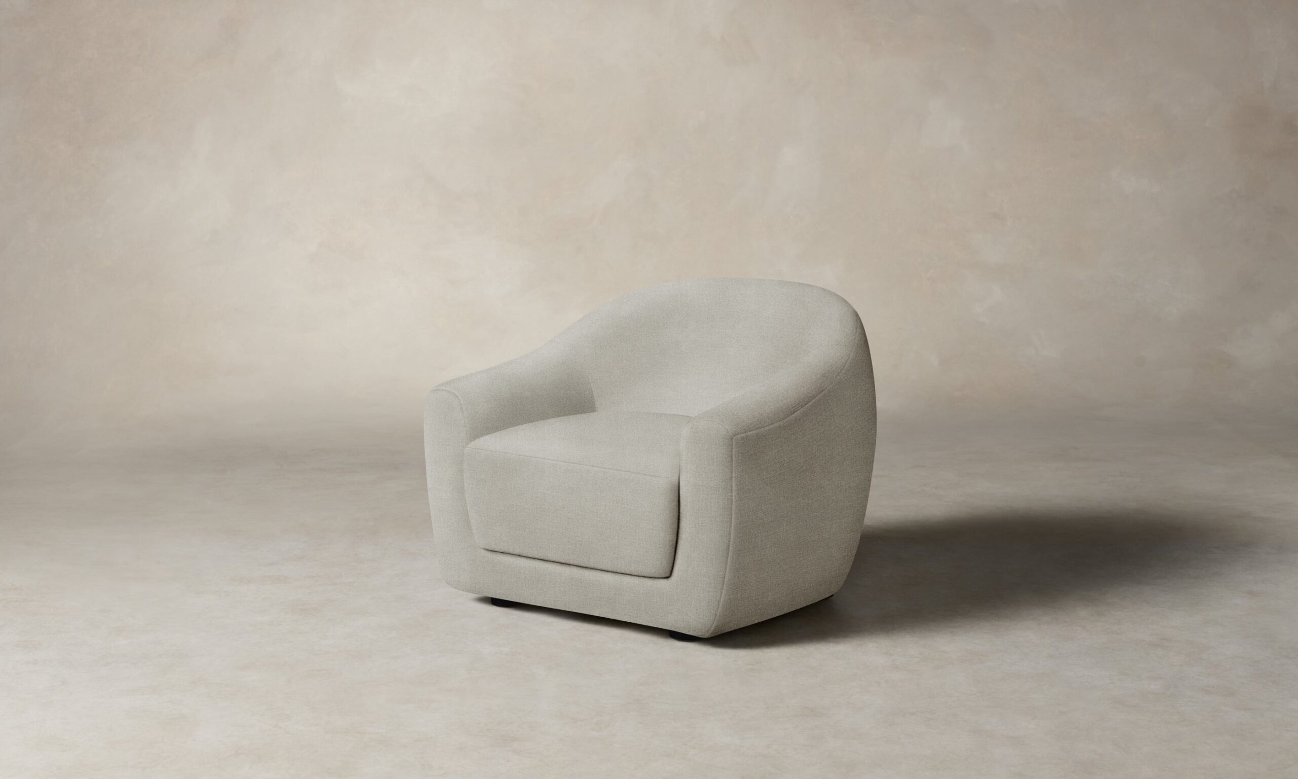 The Oliver Chair - Performance Mélange Weave Flint