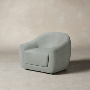 The Oliver Chair - Performance Mélange Weave Seaglass