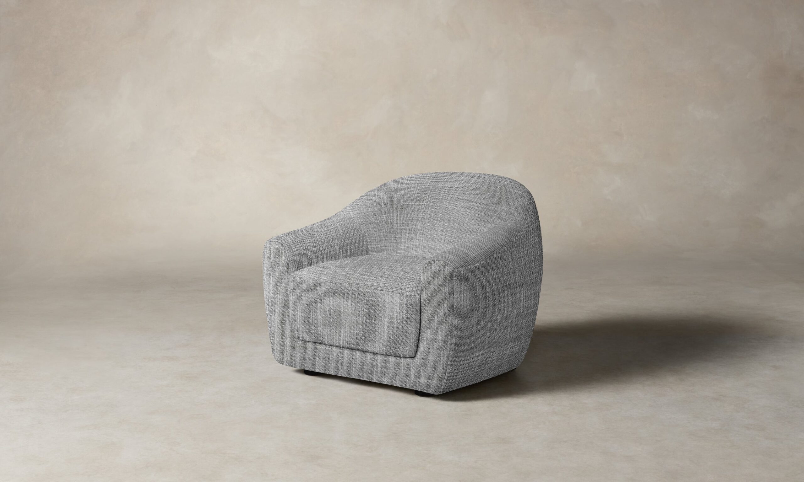 The Oliver Chair - Performance Textured Tweed Alpine