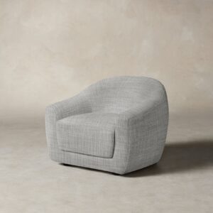The Oliver Chair - Performance Textured Tweed Dove