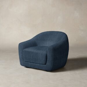 The Oliver Chair - Performance Tweed Denim