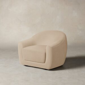 The Oliver Chair - Performance Velvet Butter