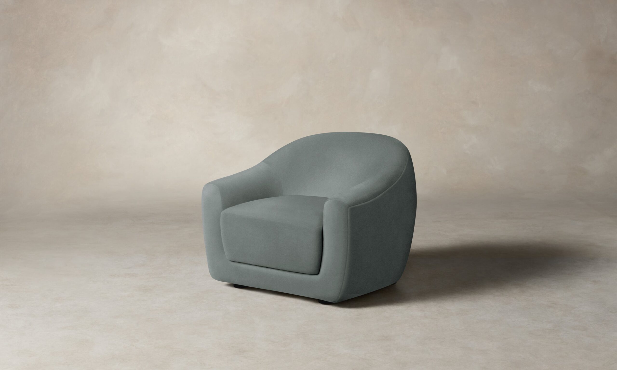 The Oliver Chair - Performance Velvet Seafoam