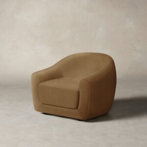 The Oliver Chair - Tuscan Leather Camel
