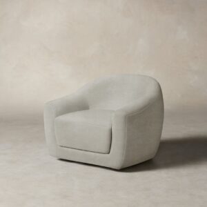 oliver-swivel-chair_performance-melange-weave-flint_b00d935b-f1a6-4b1b-b094-a42b1a132c2d.jpg The Oliver Swivel Chair - Performance Mélange Weave Flint