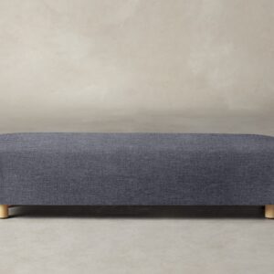 The Perry Bench - Heritage Belgian Linen Lake