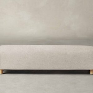 The Perry Bench - Italian Bouclé Fossil