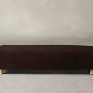 The Perry Bench - Italian Brushed Wool Cocoa