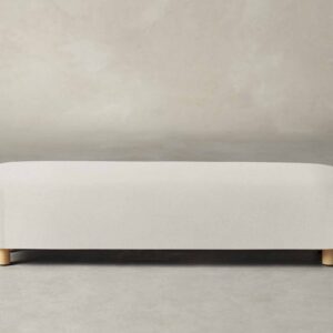 The Perry Bench - Italian Brushed Wool Vanilla