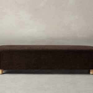 The Perry Bench - Mohair Chocolate
