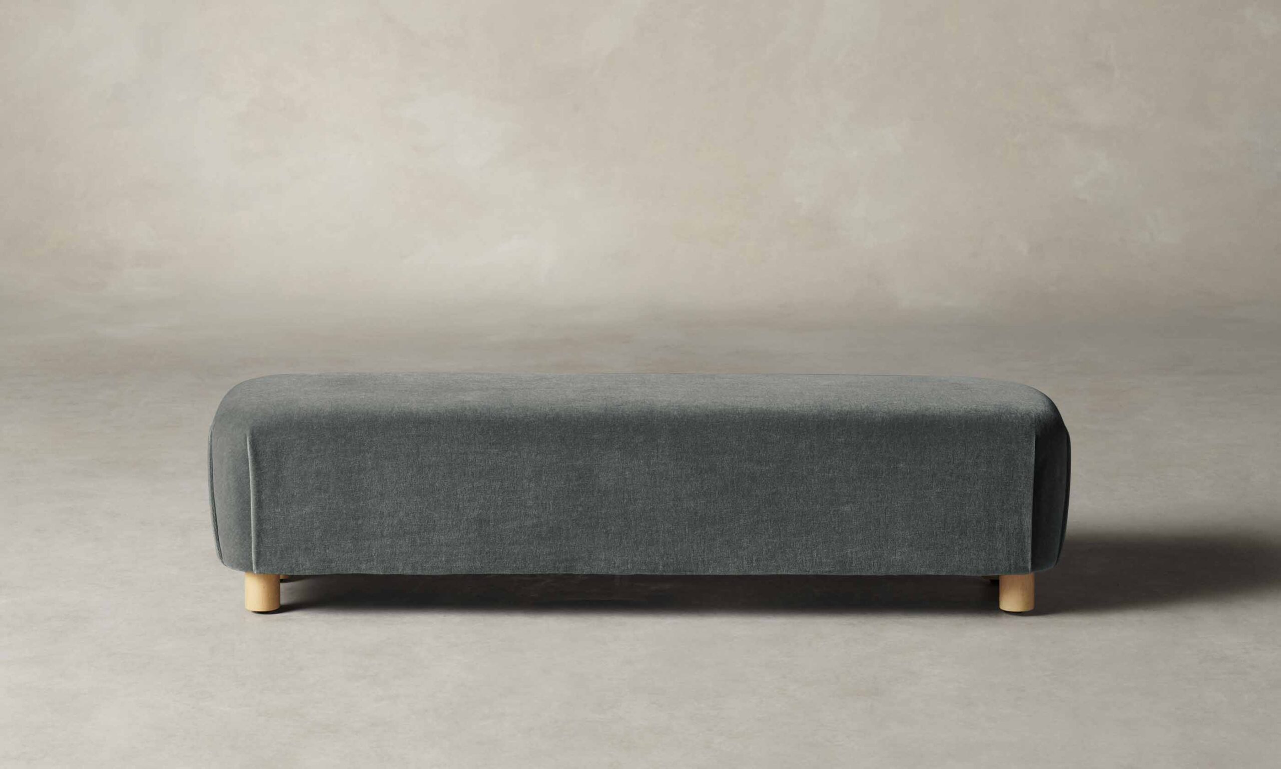 The Perry Bench - Mohair Fog