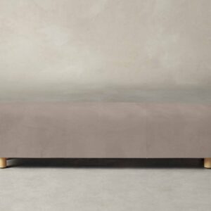 The Perry Bench - Nubuck Leather Fawn