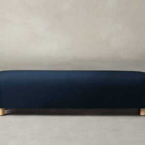 The Perry Bench - Performance Linen Weave Bay